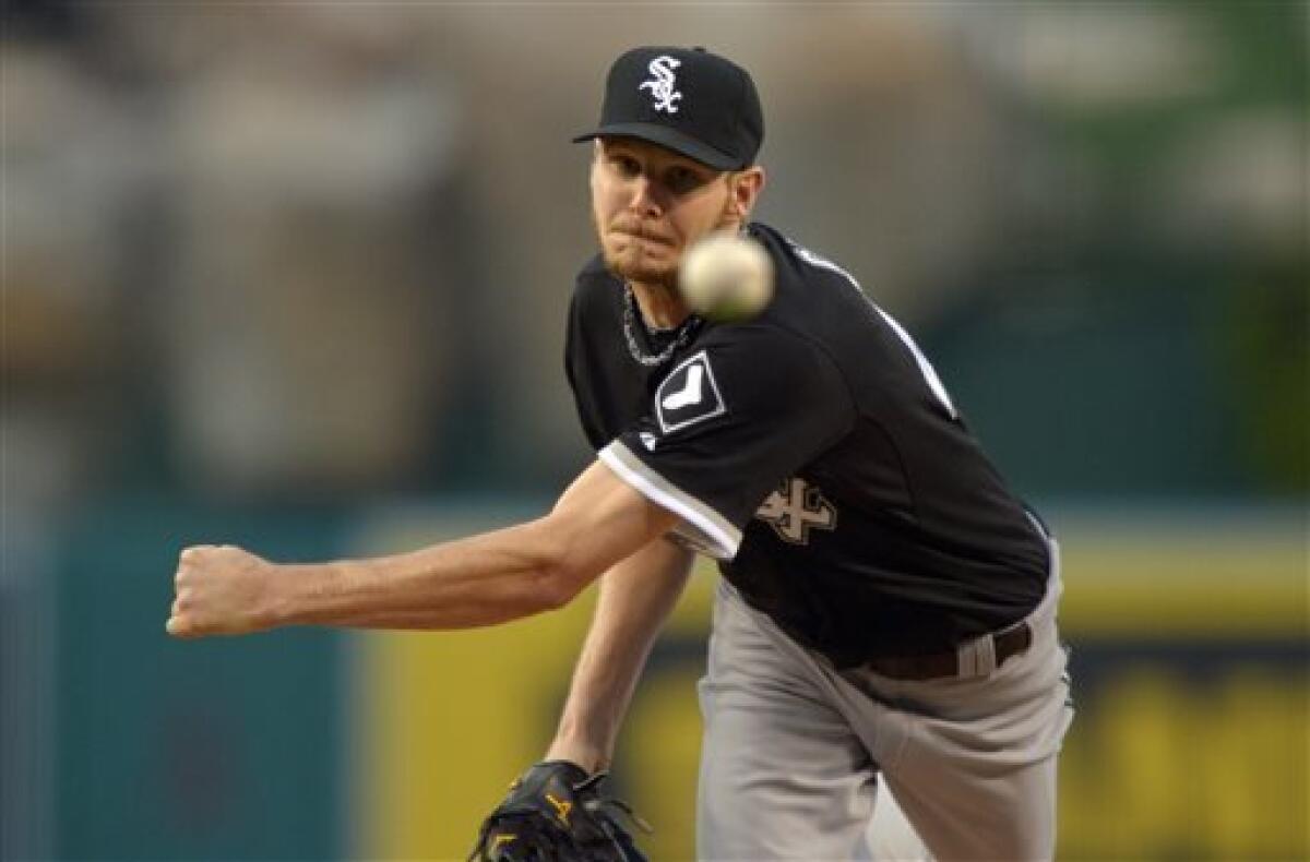 Chris Sale loses no-hitter, perfect game with one out in the seventh 