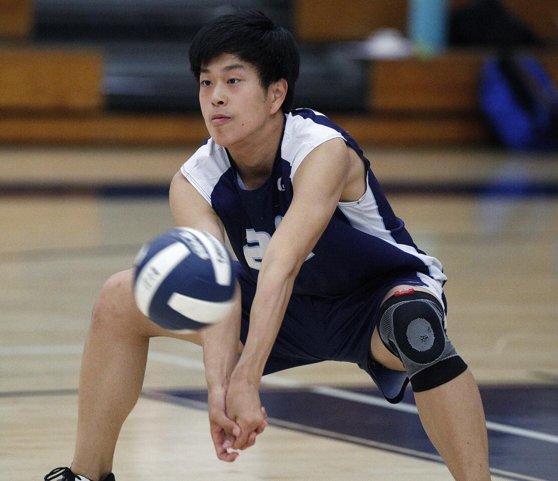 Photo Gallery: Crescenta Valley vs. Burbank in Pacific League boys’ volleyball