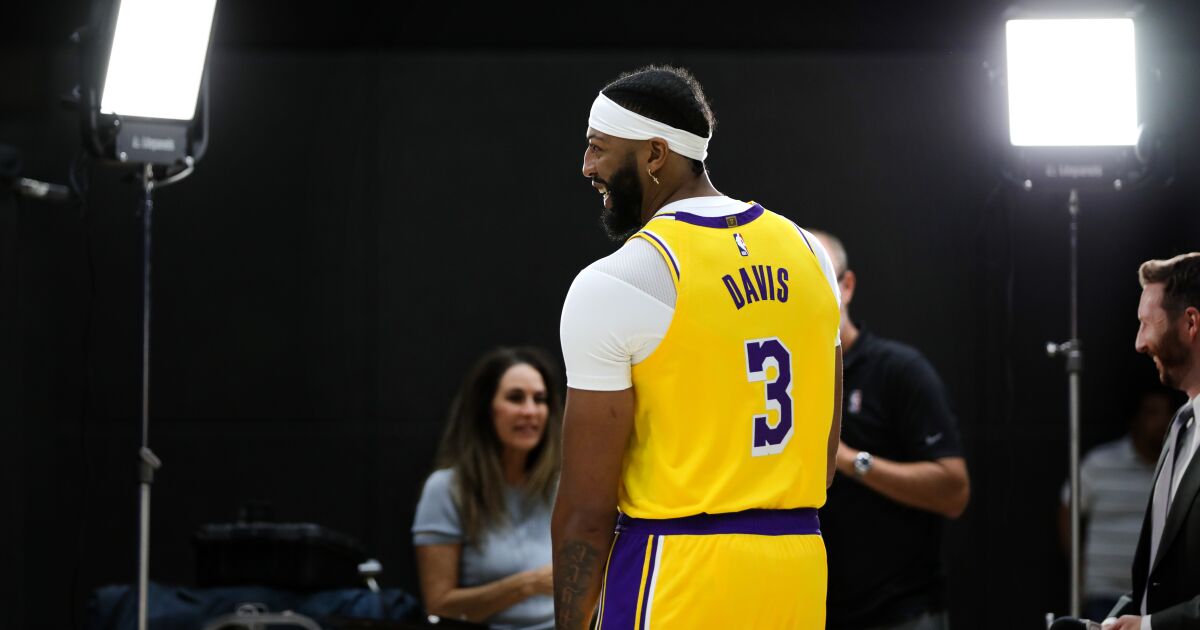 Column: Anthony Davis seems to lack the heart and drive the Lakers need