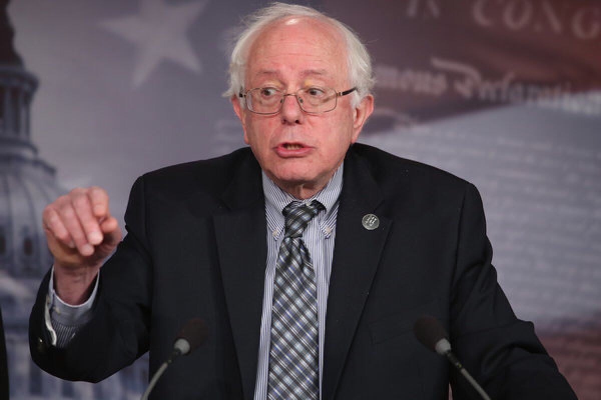 Sen. Bernie Sanders of Vermont introduces a bill to strengthen Social Security.