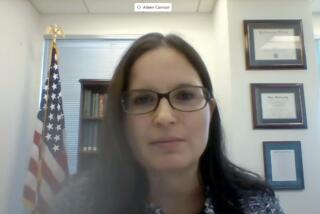FILE - In this image from video provided by the U.S. Senate, Aileen M. Cannon speaks remotely during a Senate Judiciary Committee oversight nomination hearing to be U.S. District Court for the Southern District of Florida on July 29, 2020, in Washington. The federal judge overseeing the Florida classified documents case against Donald Trump is holding a hearing about a potential conflict of interest involving a co-defendant's lawyer. (U.S. Senate via AP)