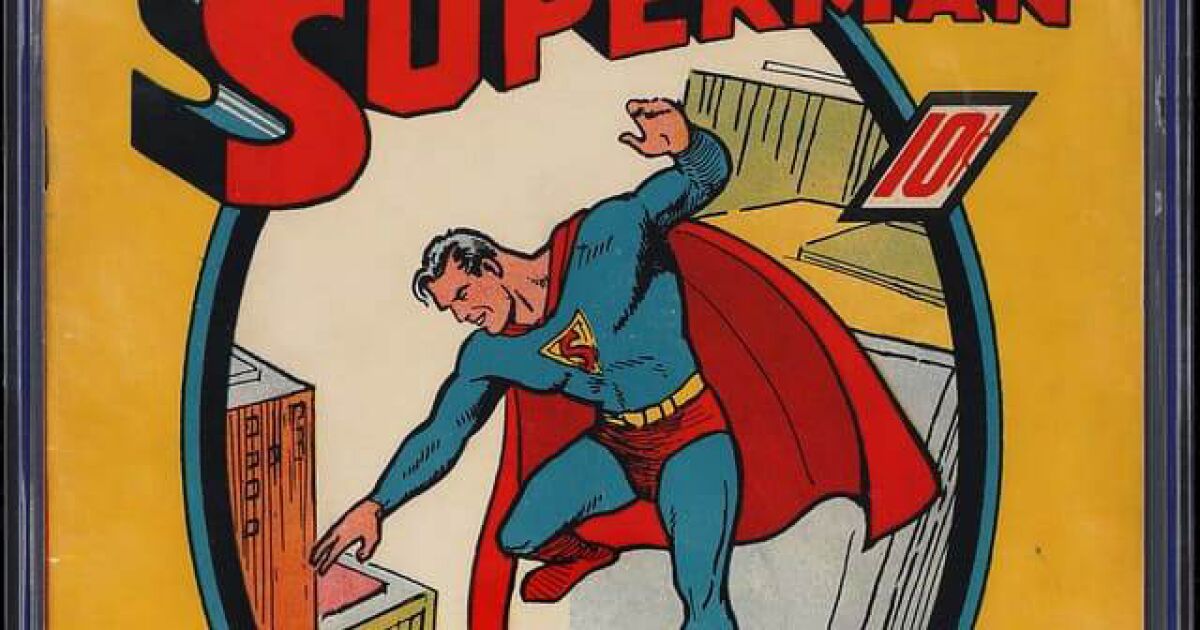 Due fumetti di Superman di oltre 80 anni venduti all’asta per 3 milioni di dollari