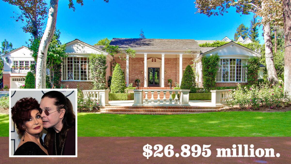 The Paul R. Williams-designed home, now for sale at $26.895 million, was rented by Ozzy and Sharon Osbourne for the last four years.