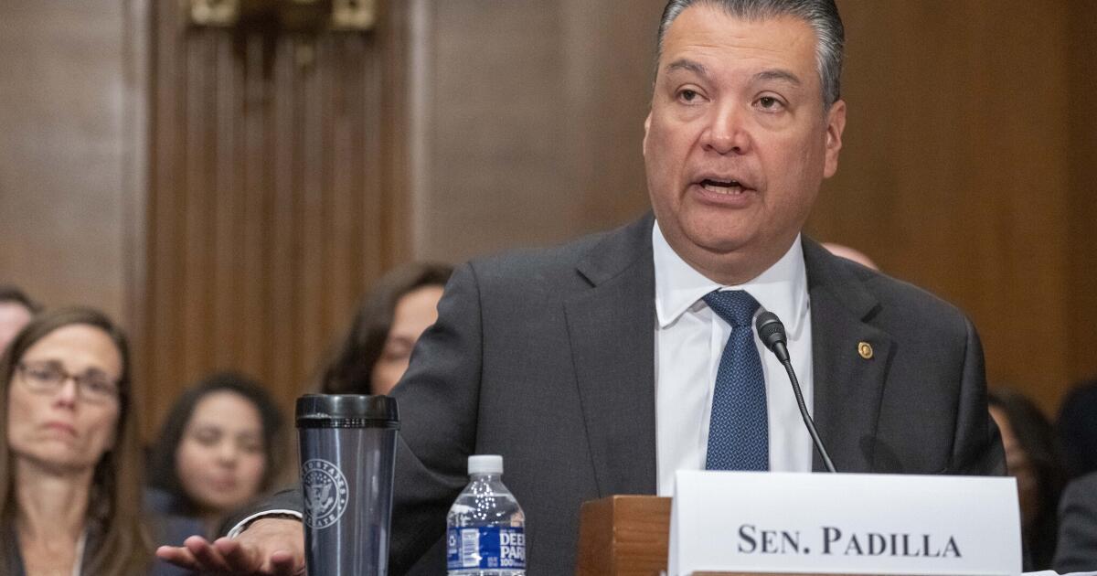 California Sen. Padilla splits with Biden on proposed immigration, foreign aid package California Sen. Padilla splits with Biden on proposed immigration, foreign aid package