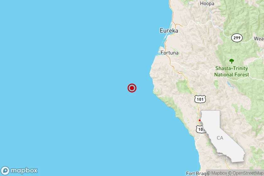 6.2 earthquake strikes off Northern California