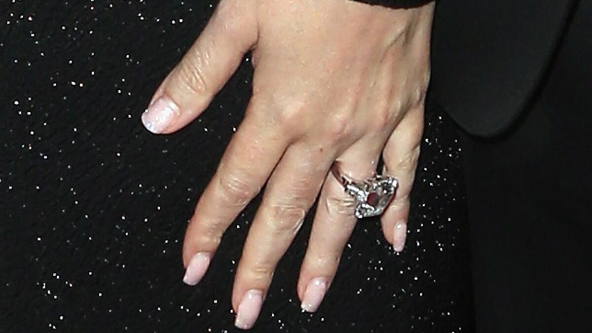Singer Mariah Carey's 35-carat engagment ring from billionaire James Packer.