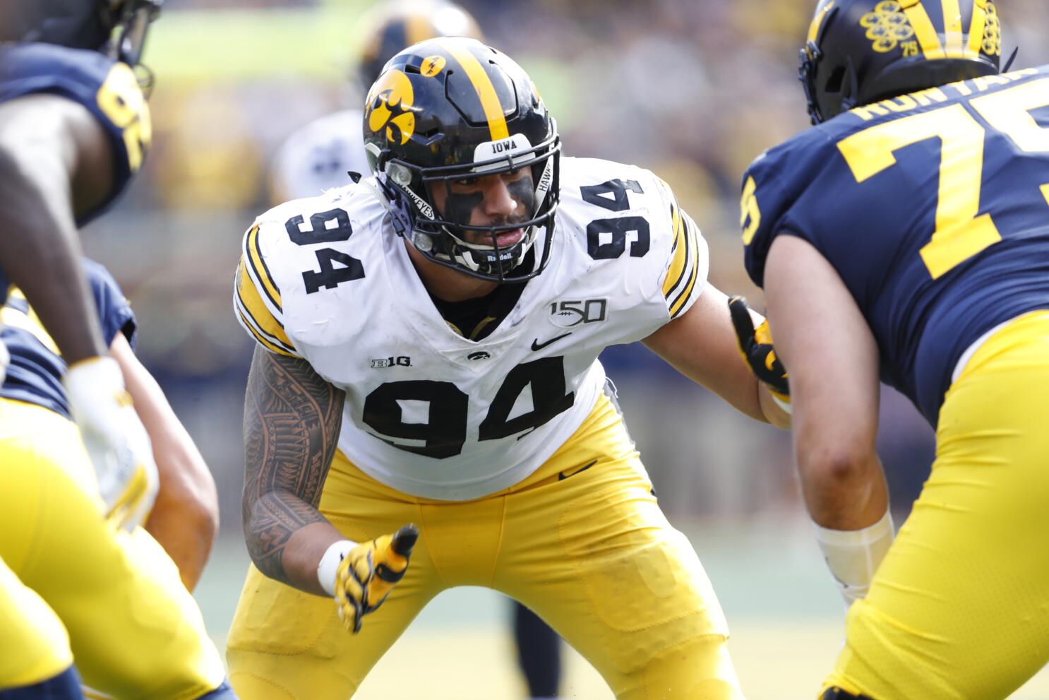 Bills select Iowa DE AJ Epenesa with 54th pick in NFL draft - The San Diego  Union-Tribune