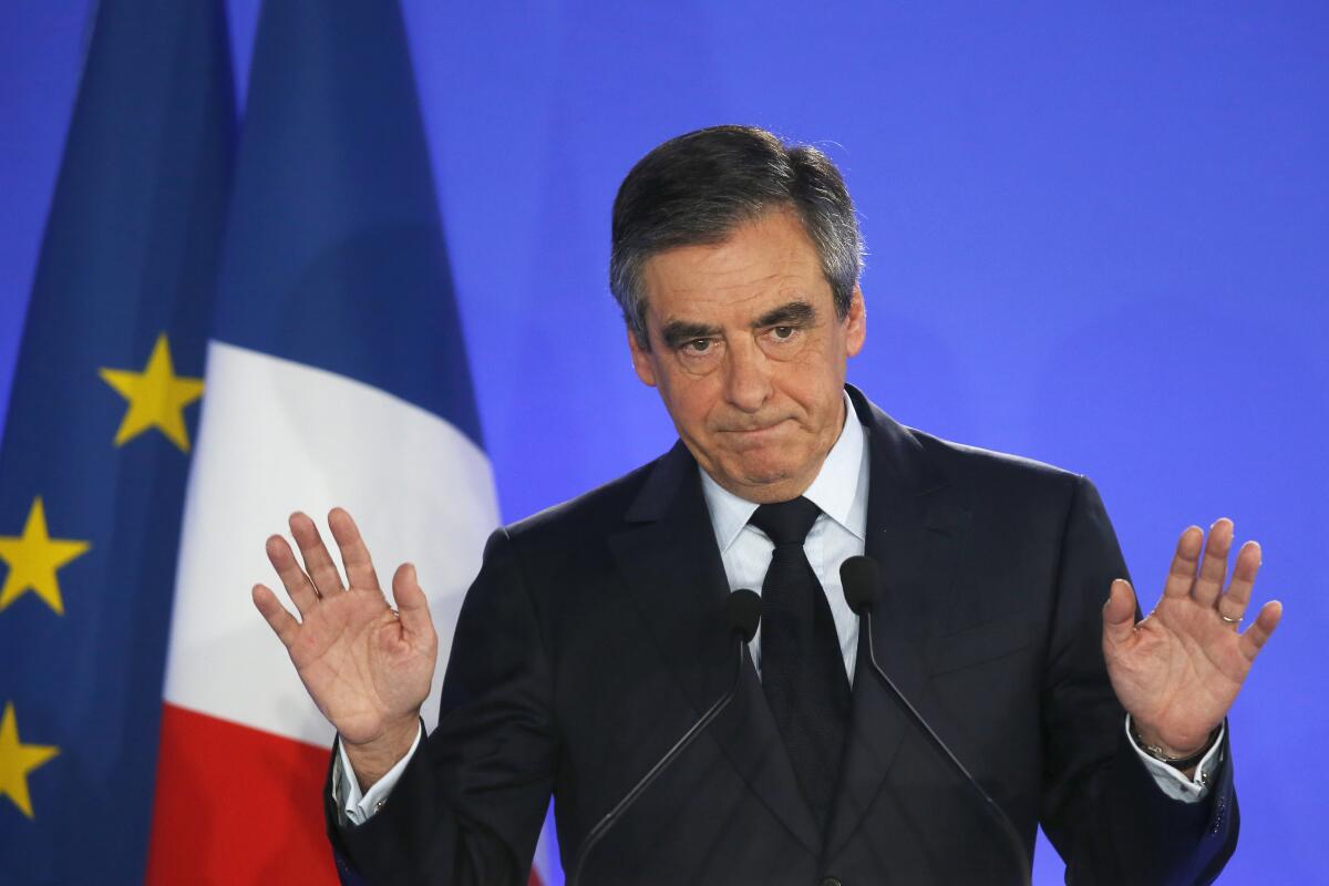 Once the front-runner in the 2017 presidential election, Francois Fillon, 65, has denied wrongdoing.