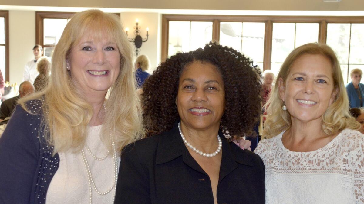 Among those who made the 2019 Spring Social possible were Nancy Wiggins, from left, Glenda Jones, and Teresa Garcia.