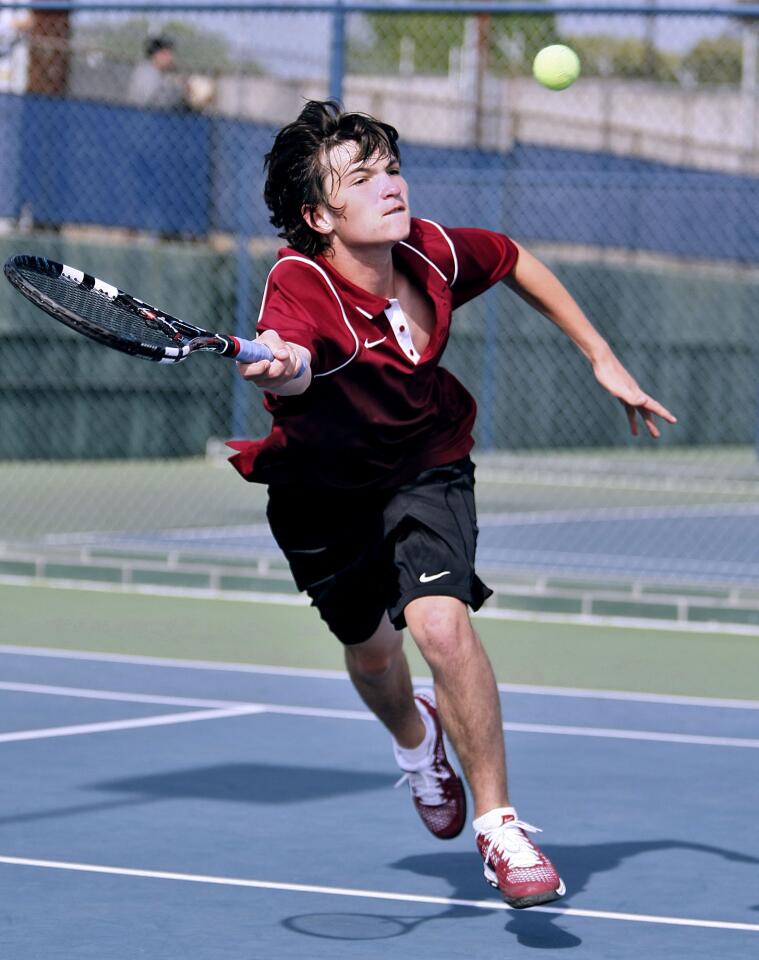 Photo Gallery: San Marino High School boys tennis vs. La Canada High School