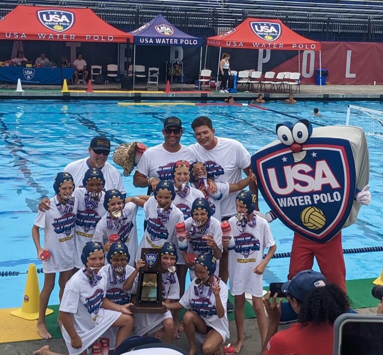 La Jolla United 10andyounger team strikes gold at USA Water Polo