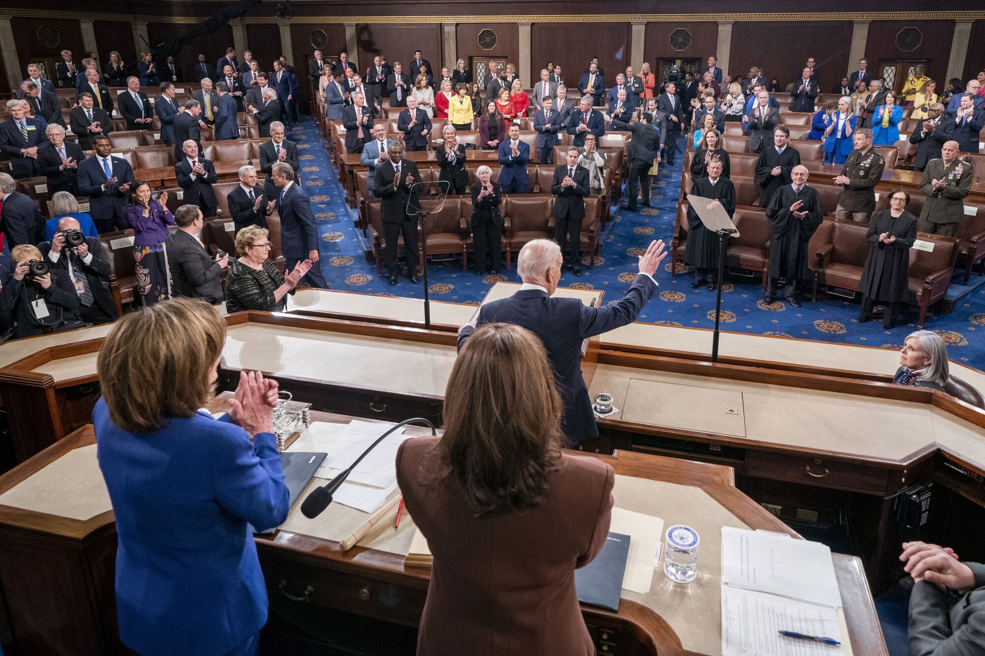 Photos Biden pitches optimism to skeptical Americans in State of the