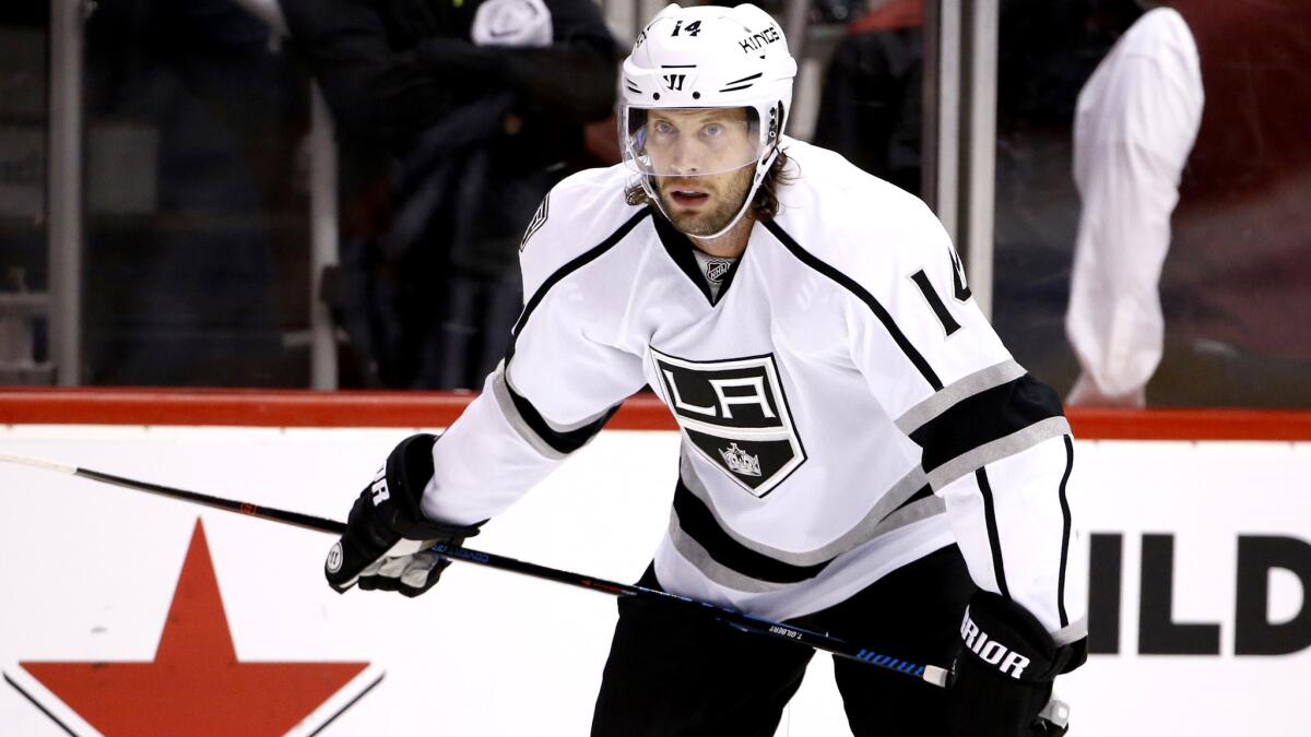 Kings defenseman Tom Gilbert will have a hearing Thursday with NHL officials.