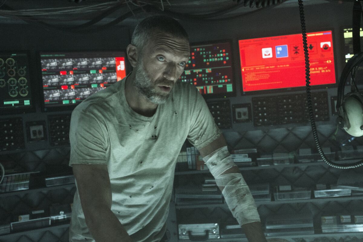 Vincent Cassel in the movie “Underwater.”