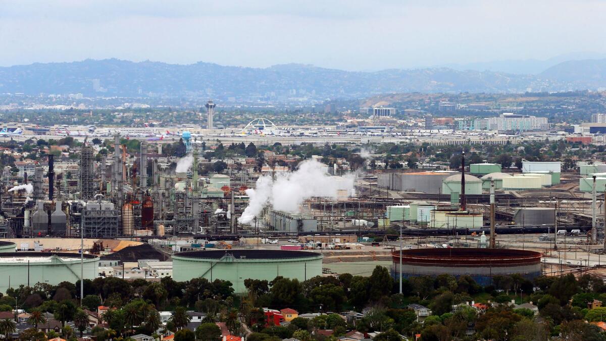 Chevron operates an oil refinery in El Segundo, Calif., near Los Angeles International Airport.