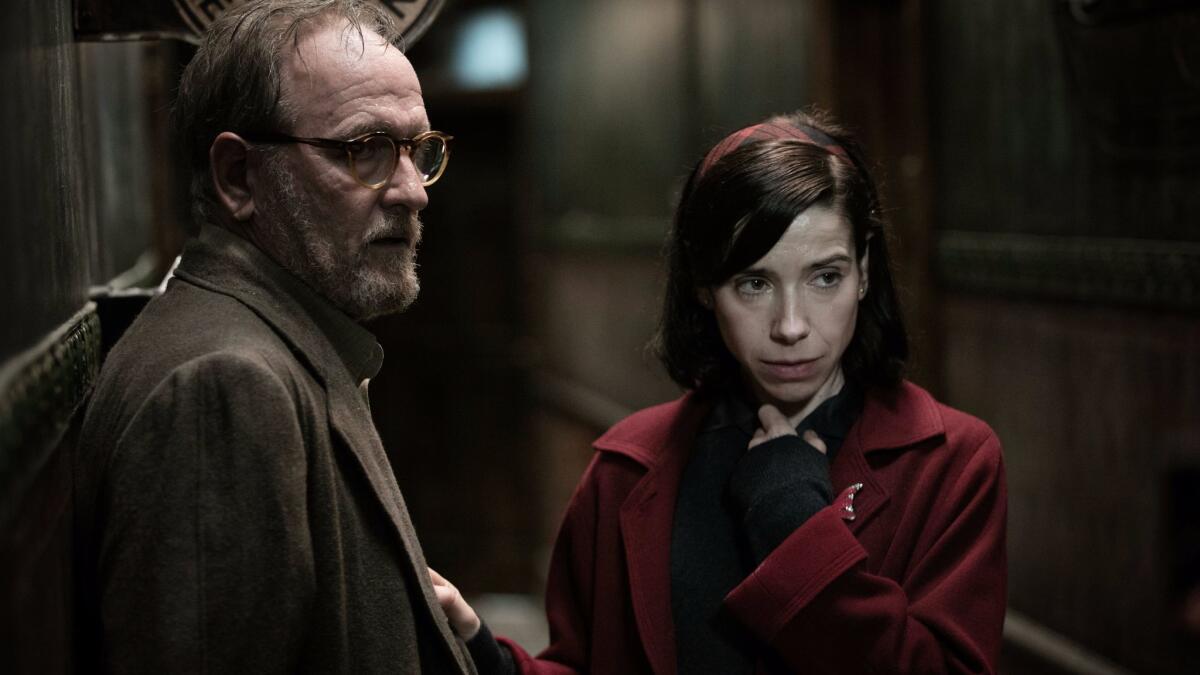 Richard Jenkins and Sally Hawkins in the film "The Shape of Water."