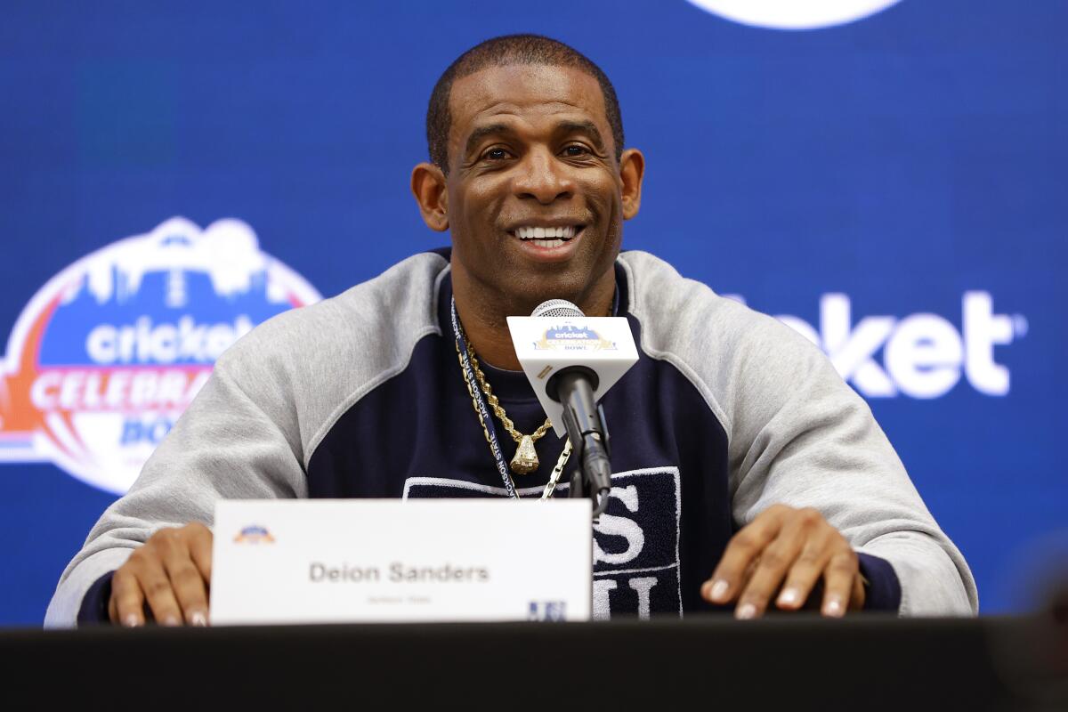 Deion Sanders Leaves Jackson State for Colorado - The New York Times