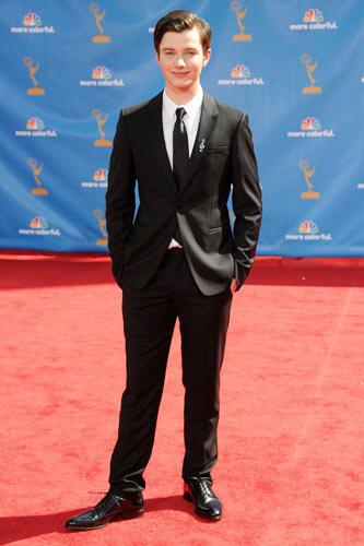 'Glee' actor and Emmy nominee Chris Colfer attends the 2010 Emmy Awards.