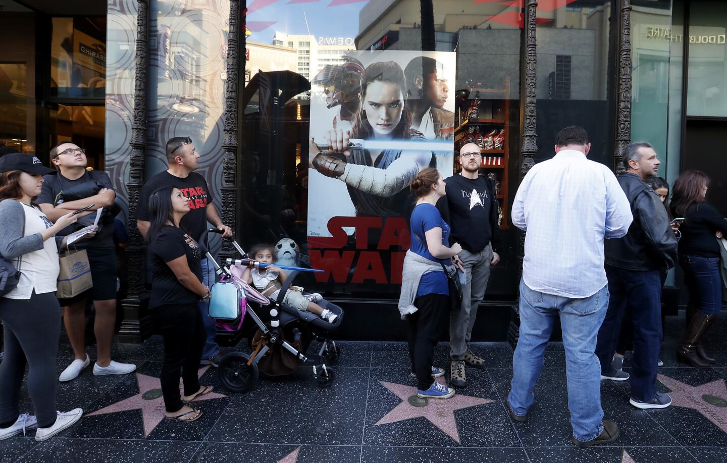 'The Last Jedi' in Hollywood