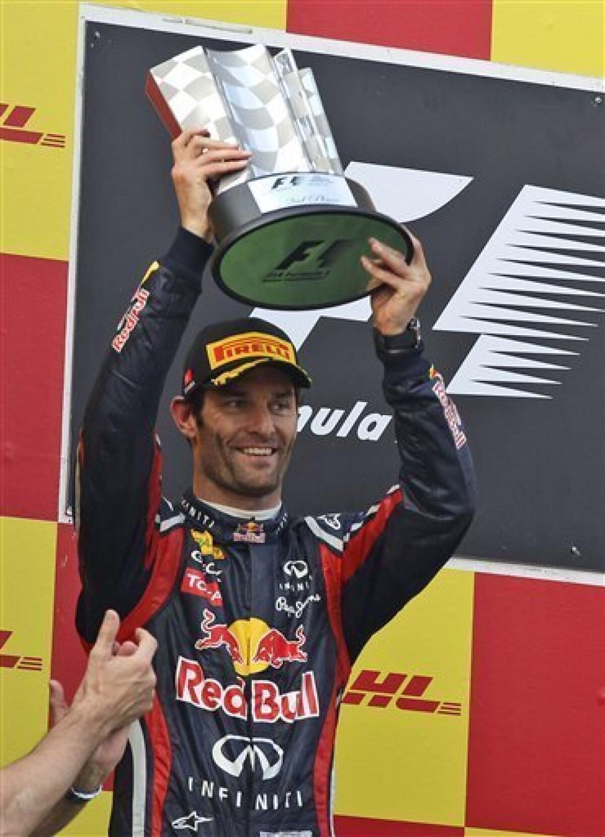 World Champion Vettel and Red Bull receive 2012 rewards in Istanbul