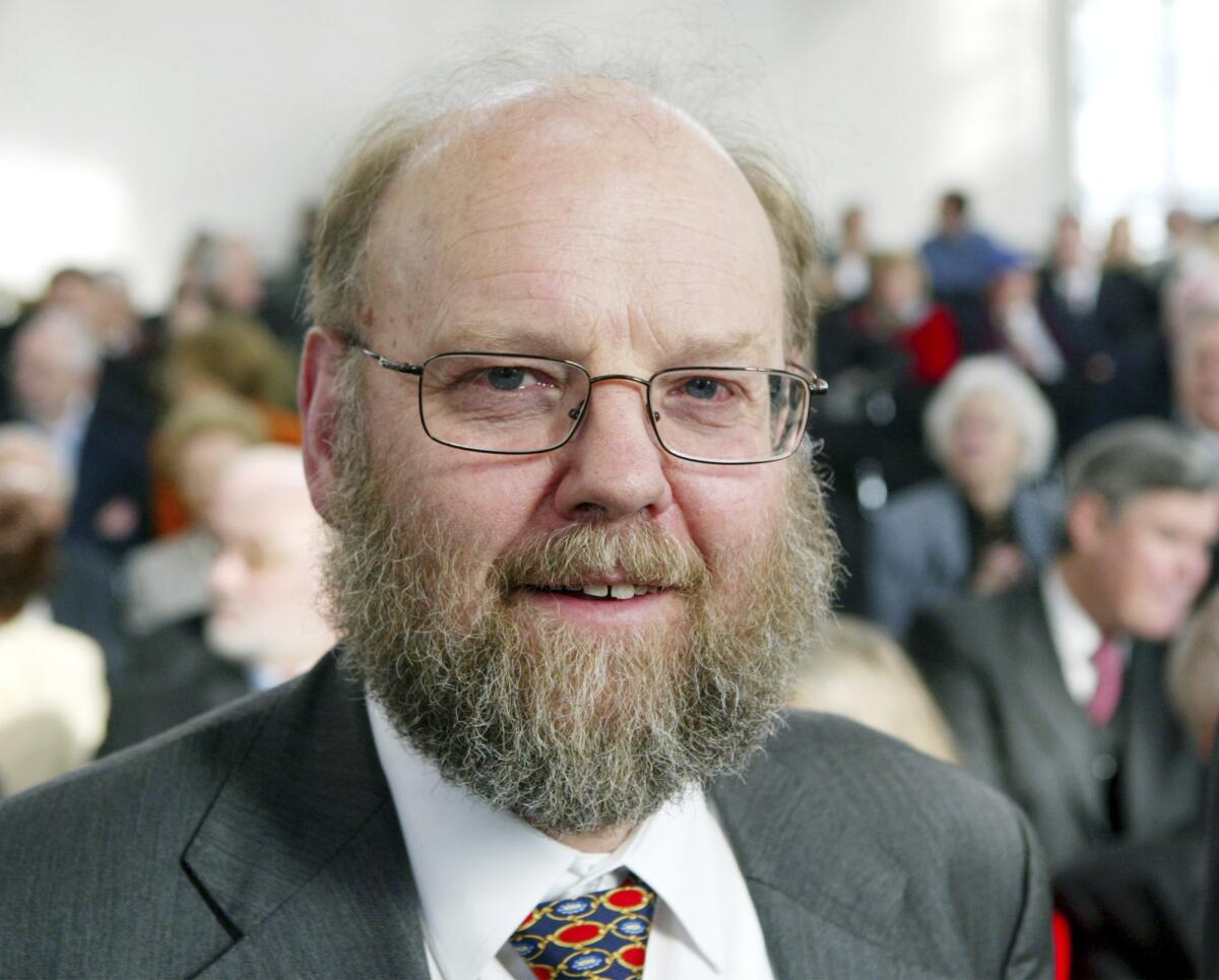 El científico escocés Ian Wilmut en la Iglesia Pauls en Fráncfort, Alemania, 