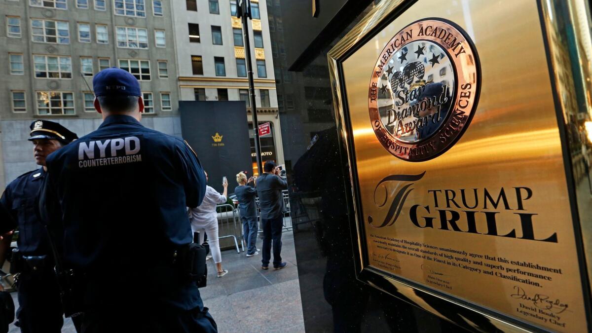 Trump Grill, located inside Trump Tower, could possibly be the worst restaurant in America, according to Vanity Fair.