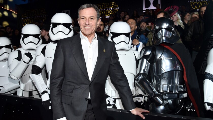 Bob Iger at the premiere of "Star Wars: The Force Awakens"