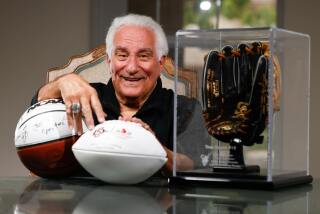 San Diego, CA - April 25: Ted Leitner poses for a photo at his home on Thursday, April 25, 2024 in San Diego, CA. (Meg McLaughlin / The San Diego Union-Tribune)