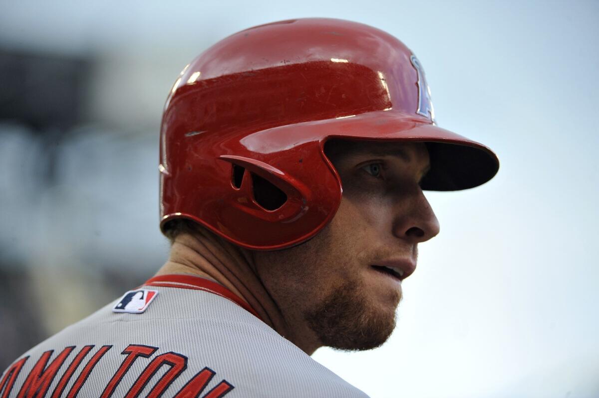 Angels' Josh Hamilton says he's been battling an illness for 10 days to two weeks.
