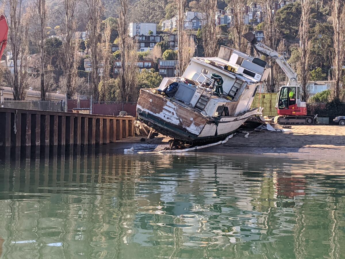 They live rent-free on San Francisco Bay. But now their 'floating