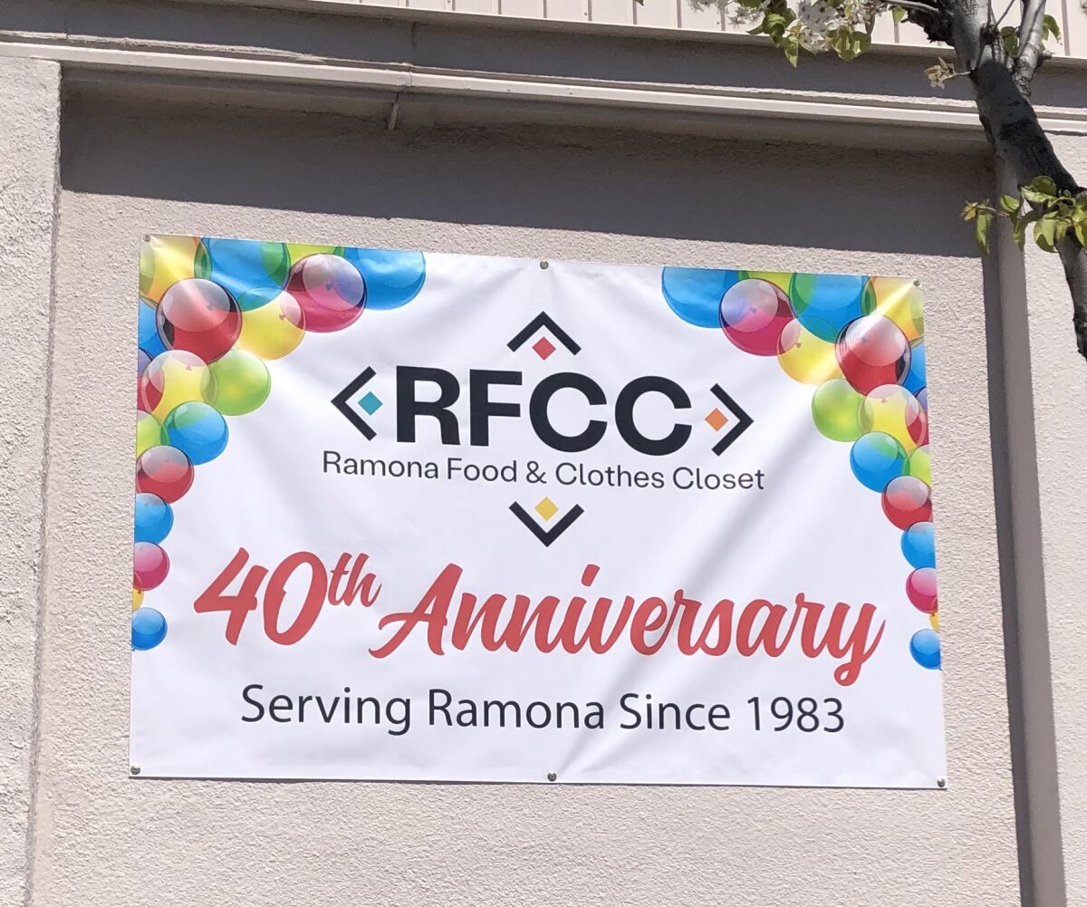 Ramona Meals & Garments Closet celebrates 40 years of serving the group