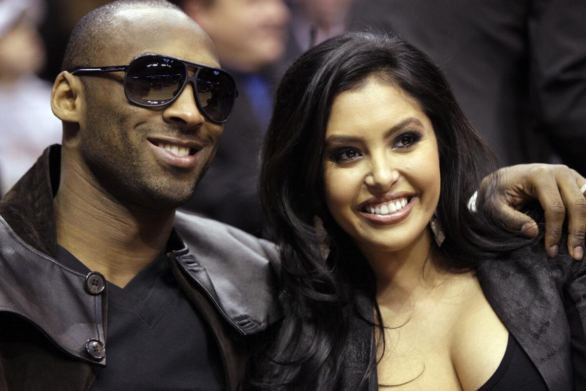Lakers guard Kobe Bryant and his wife, Vanessa, attend an event in Dallas in 2010.