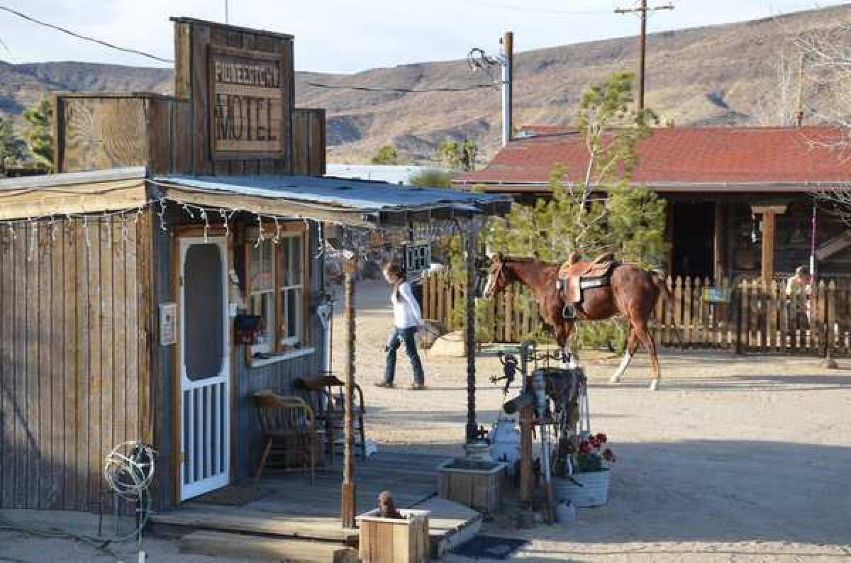 Pioneertown was built in the 1940s as a TV and movie set.