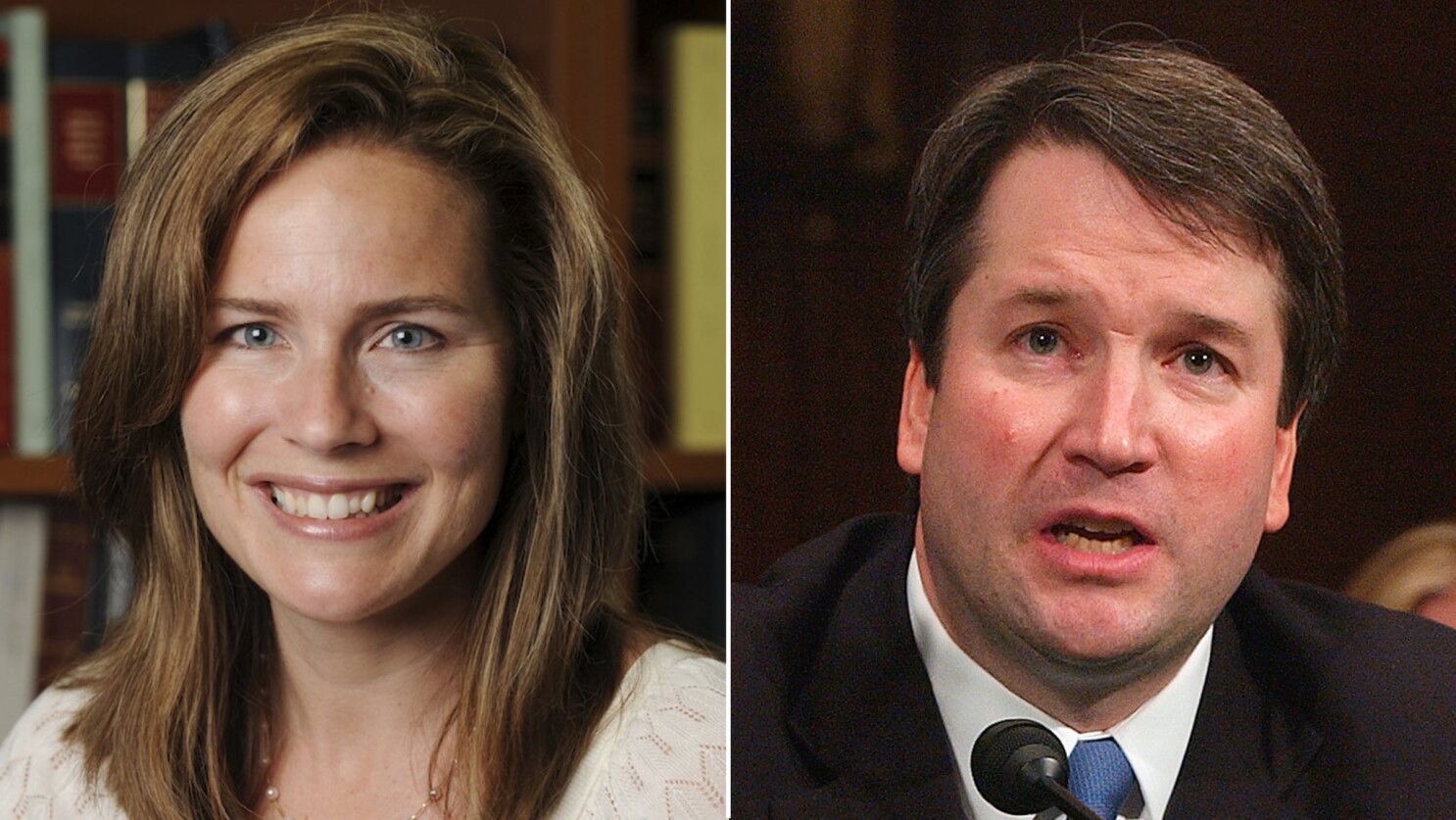 Judges Brett Kavanaugh and Amy Coney Barrett are leading candidates for  Supreme Court seat - Los Angeles Times