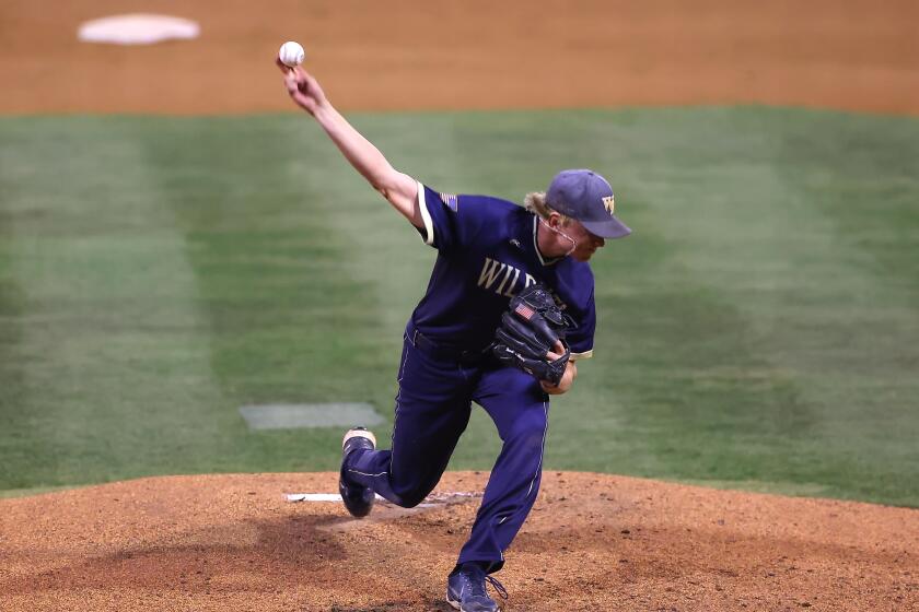 Hunter Manning of West Ranch gave his all, throwing 101 pitches in a 2-1 win.
