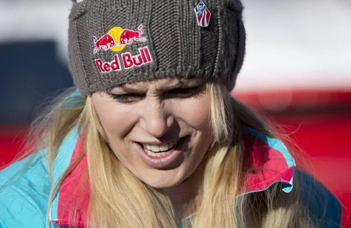Olympic gold medalist skier Lindsey Vonn announced Tuesday she will not compete in the 2014 Winter Olympic Games because of a lingering knee injury that has hampered her World Cup season.