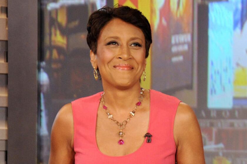 Robin Roberts during a 2012 broadcast of "Good Morning America."