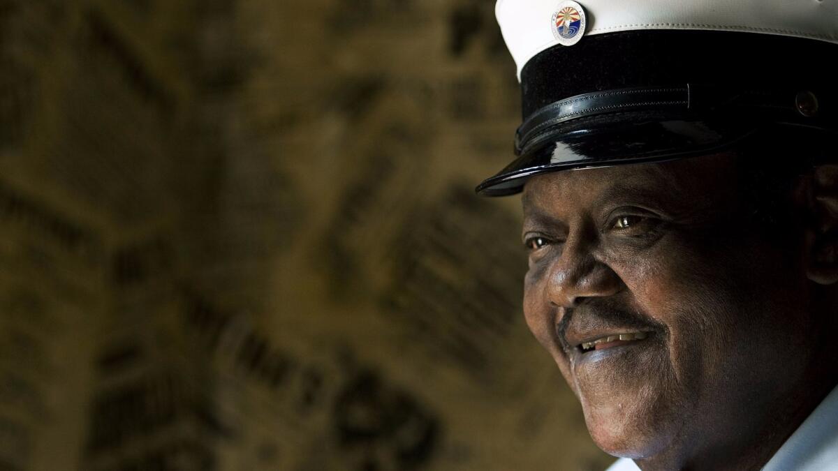 Fats Domino in New Orleans in 2007.