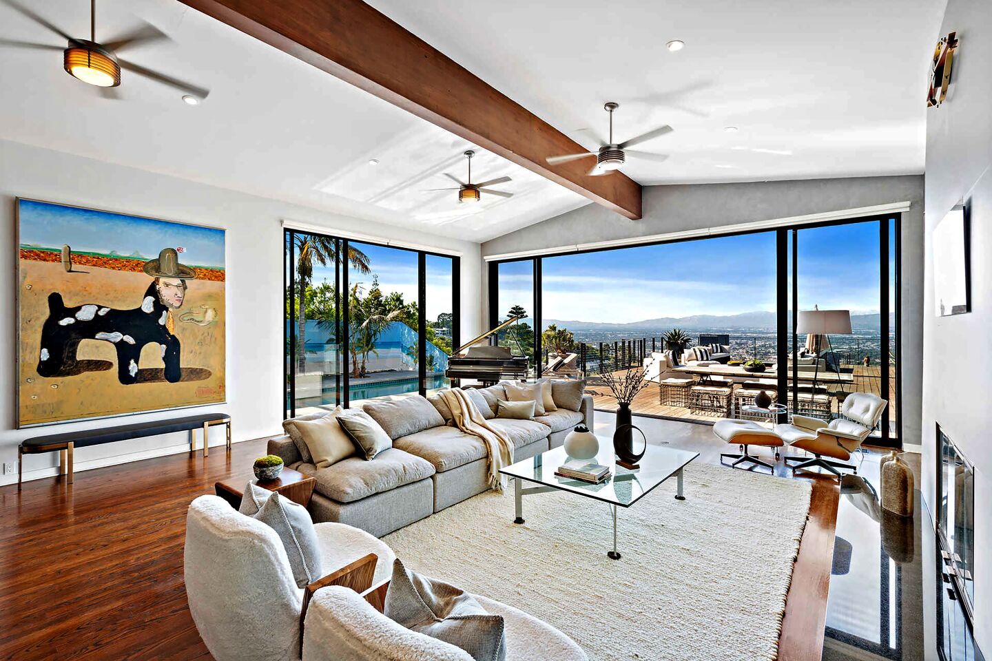 Hot Property | Betty Thomas' Hollywood Hills home: the living room