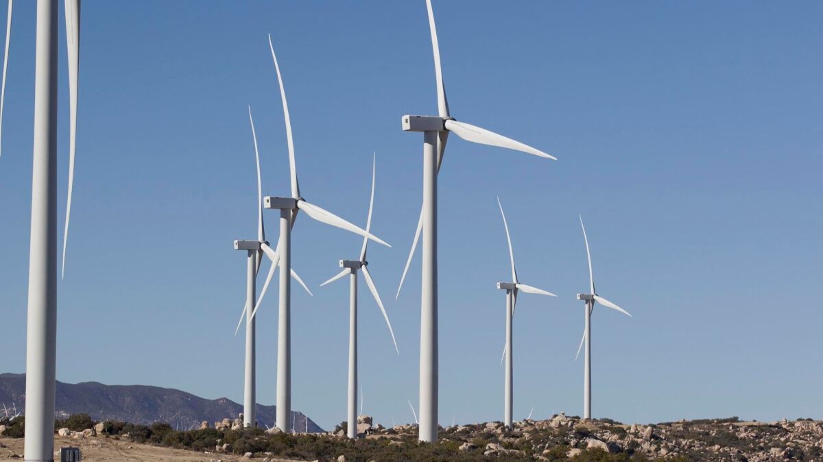 The Tule Wind Farm in McCain Valley is now operational with 57 towers producing electricity.