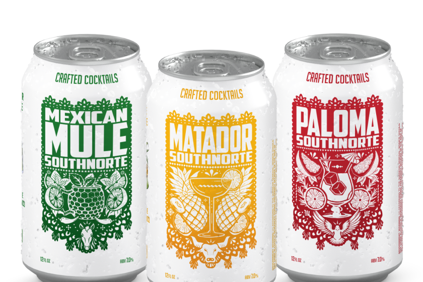 SouthNorte's canned cocktails include flavors like Mexican Mule, Matador and Paloma.