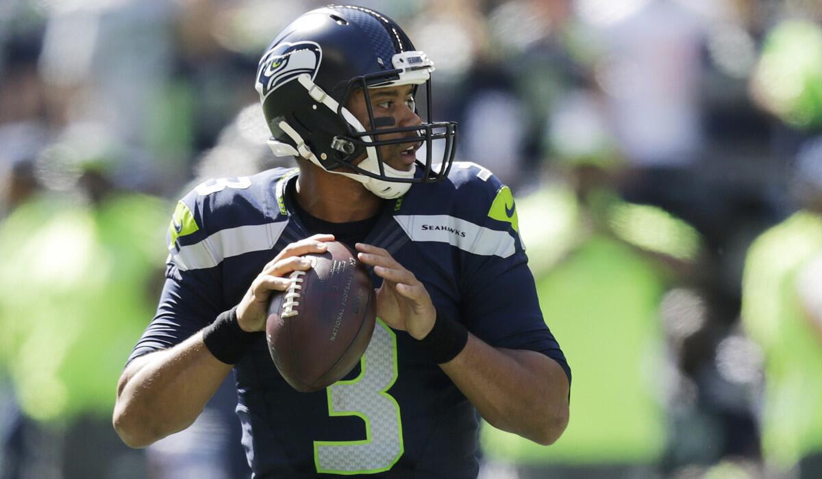 Seattle Seahawks quarterback Russell Wilson is expected to play against the Rams at the Coliseum despite suffering an ankle injury in season opener.
