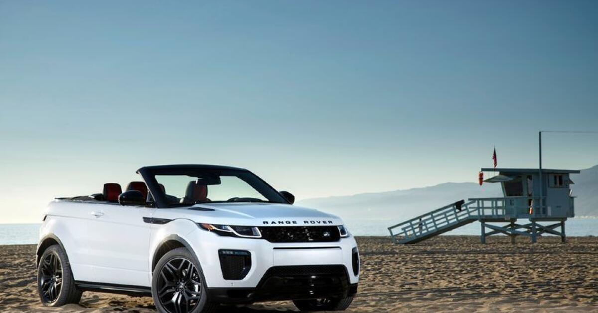 Range Rover Evoque convertible is a fun, feathered fish - Los