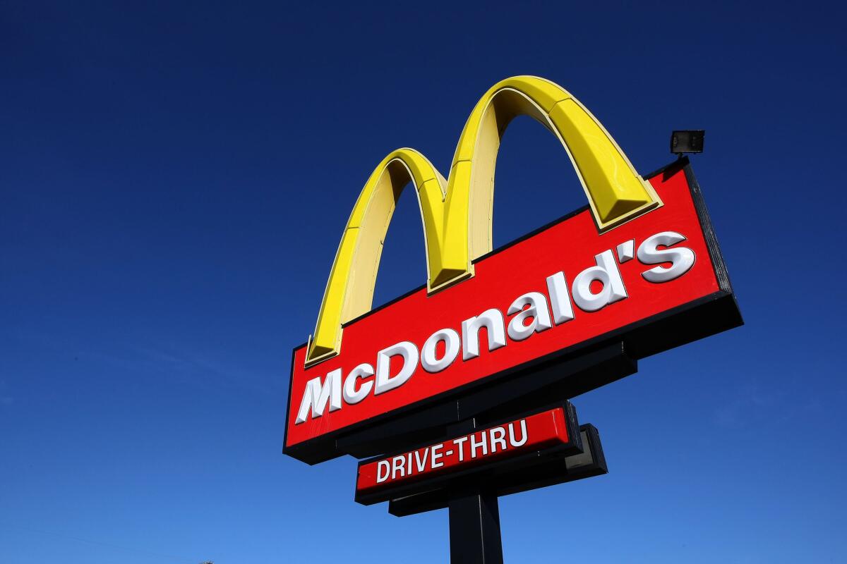 McDonald's beat analyst expectations for its fourth-quarter earnings but still faces weakness.