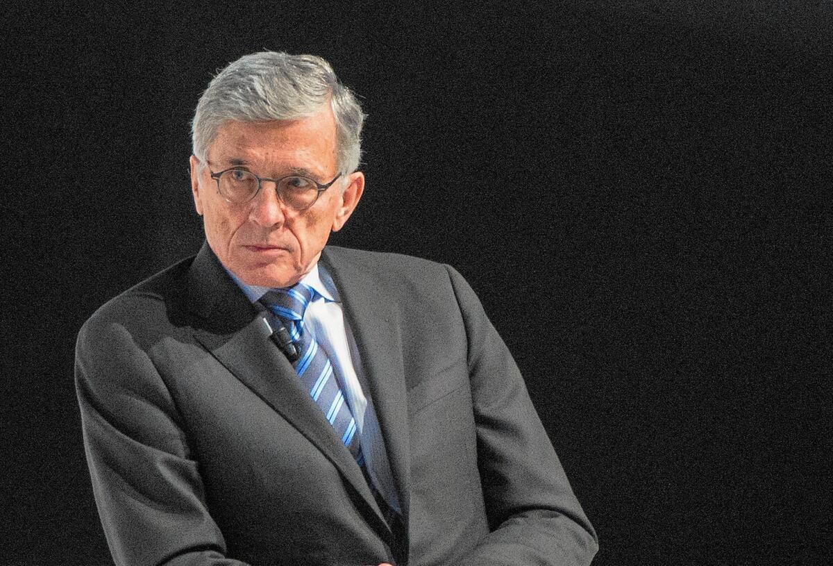 FCC Chairman Tom Wheeler, shown above in a March appearance, warned cable executives not to stifle competition, especially when it comes to Internet service.