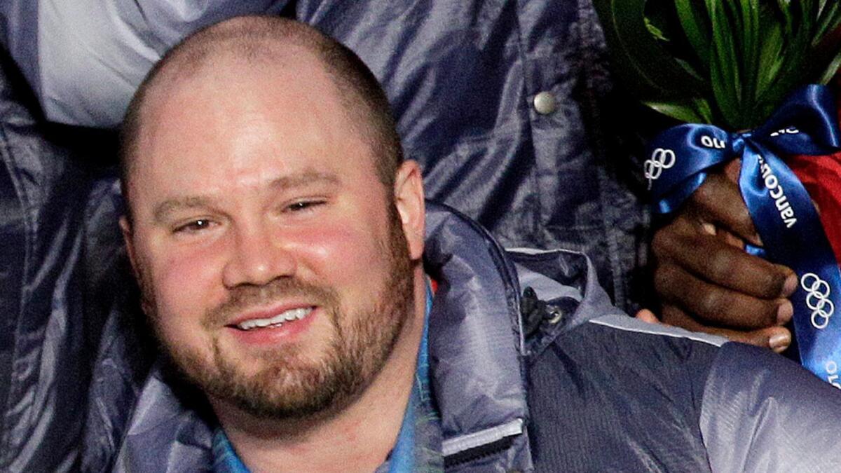 Steven Holcomb was a member of the gold-medal team in the men's four-man bobsled in the 2010 Winter Olympics.