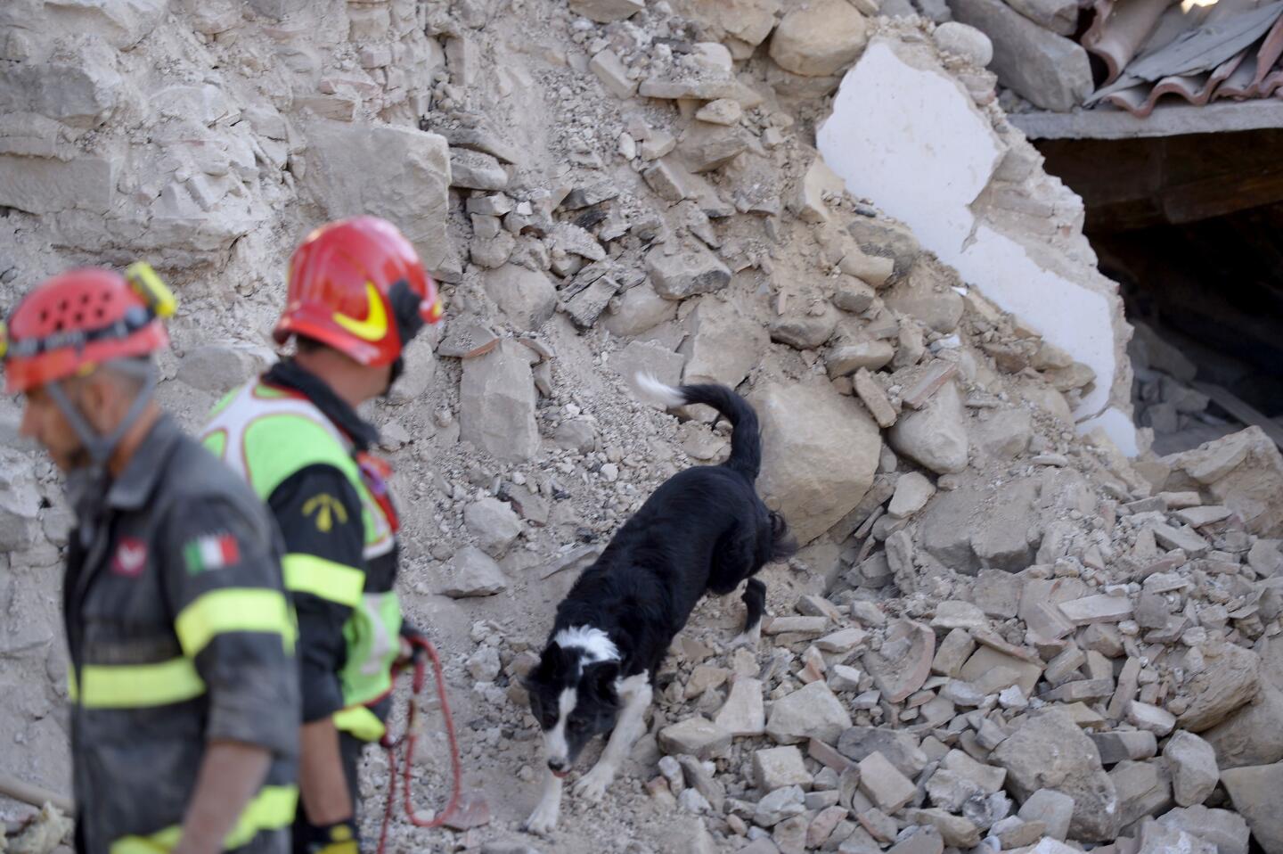 Powerful earthquake in Italy