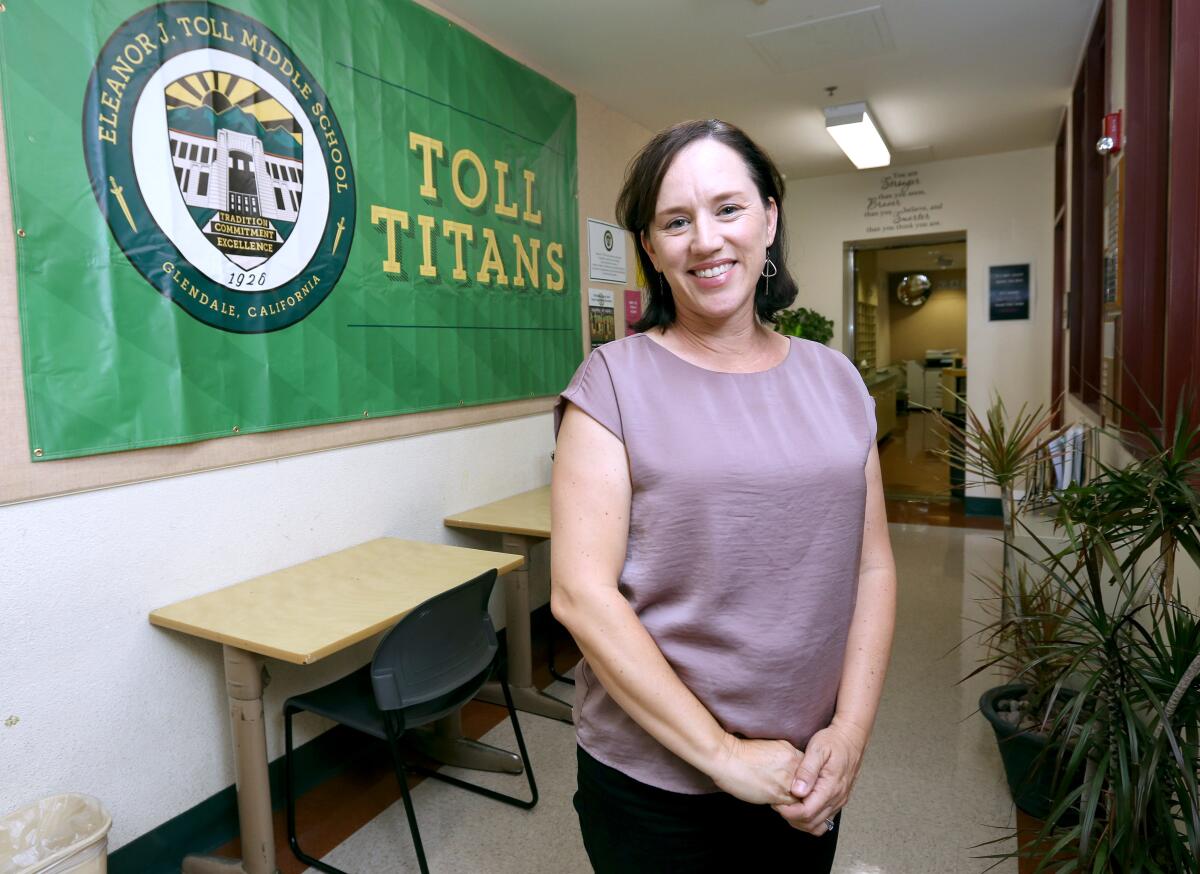 Jennifer De Ladurantey is the new principal at Toll Middle School.