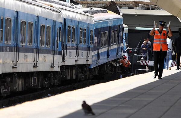 Argentina train accident: Accident scene