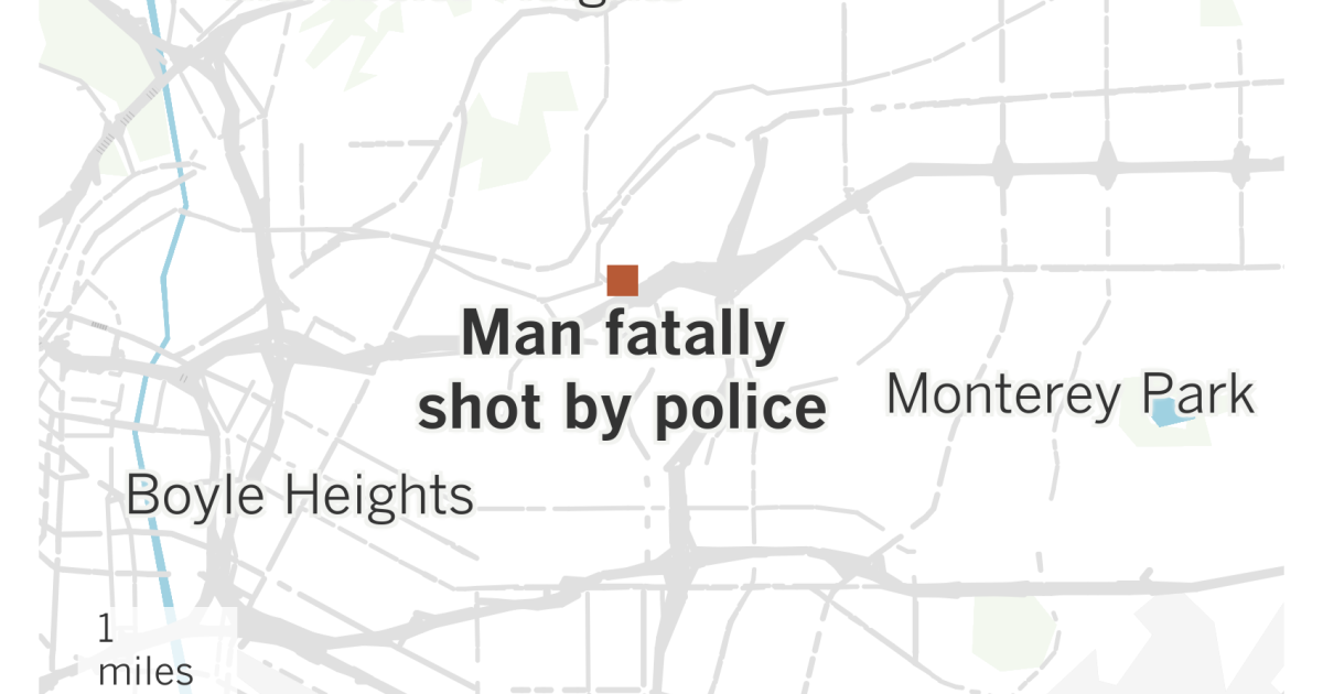 Man shot, killed by Los Angeles police near Cal State L.A. Man shot, killed by Los Angeles police near Cal State L.A.